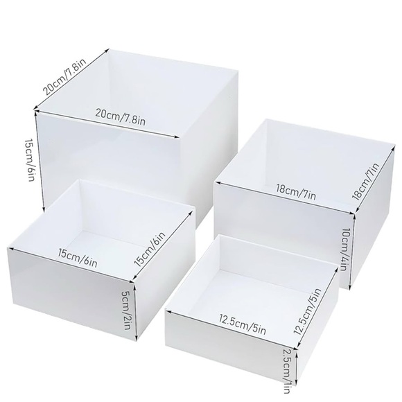 White riser set - Picture 3 of 5